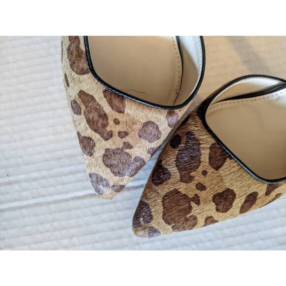 Cole Haan Black and Leopard Print Heels - Picture 10 of 10
